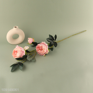 High Quality Artificial Flower Fake Flower Bouquet Faux Flower with Stem