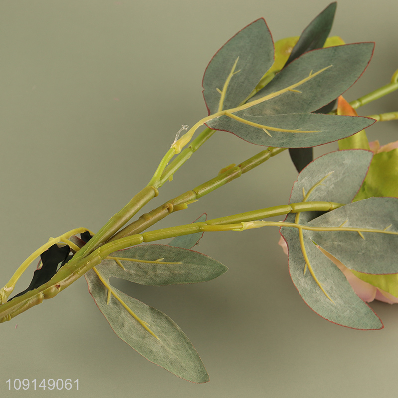 High Quality Artificial Flower Fake Flower Bouquet Faux Flower with Stem