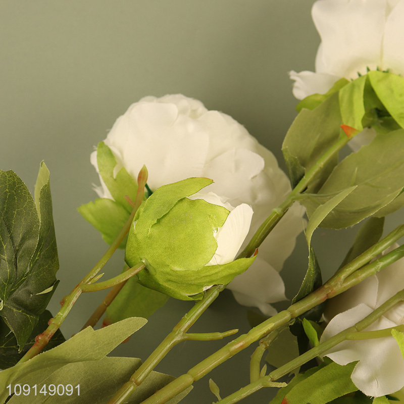 China Imports Artificial Flower Bouquet Fake Flower Realistic Faux Flower