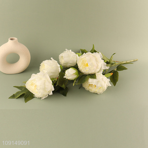 China Imports Artificial Flower Bouquet Fake Flower Realistic Faux Flower