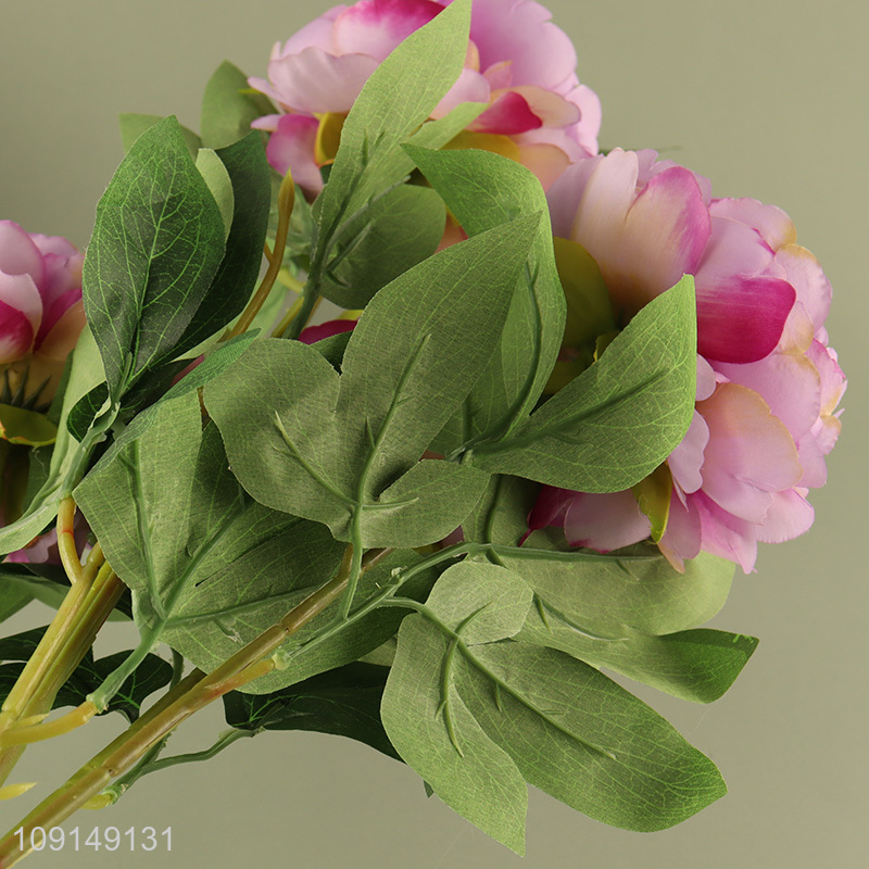 Factory Price Artificial Flower Bouquet Fake Flower for Indoor Outdoor Decor