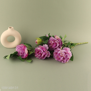 Factory Price Artificial Flower Bouquet Fake Flower for Indoor Outdoor Decor