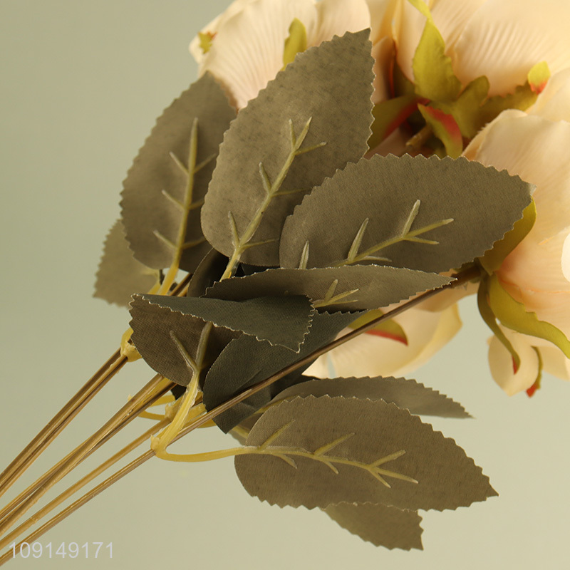 Good Quality Artificial Flower Fake Flower Bouquet Faux Flower with Stem