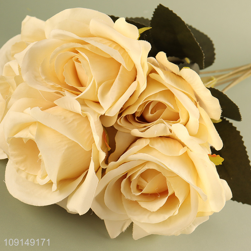 Good Quality Artificial Flower Fake Flower Bouquet Faux Flower with Stem