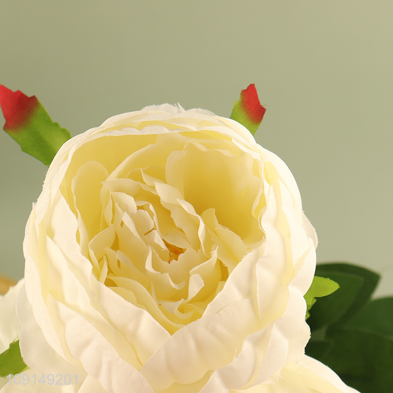 Factory Supply Artificial Flower Bouquet Fake Flower Realistic Faux Flower