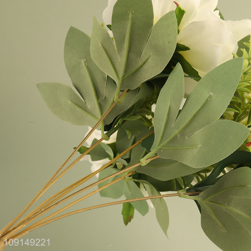 Factory Price Artificial Flower Fake Bouquet Realistic Faux Flower Bouquet