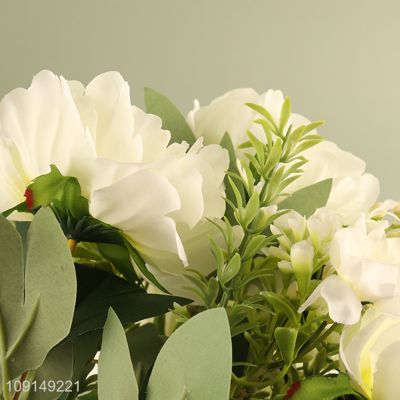 Factory Price Artificial Flower Fake Bouquet Realistic Faux Flower Bouquet