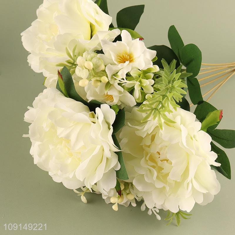 Factory Price Artificial Flower Fake Bouquet Realistic Faux Flower Bouquet