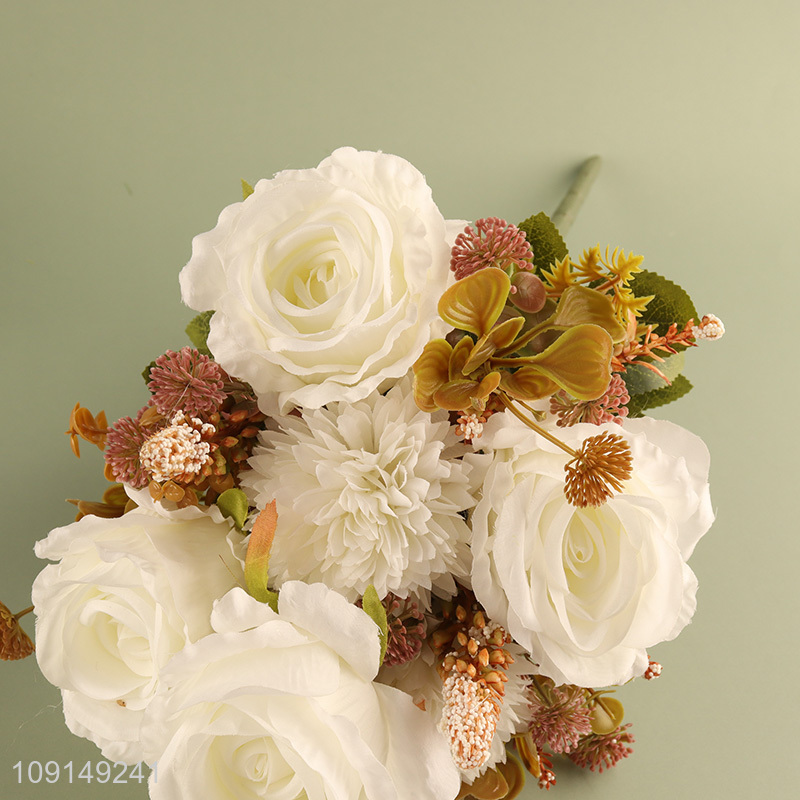 High Quality Artificial Flower Bouquet Fake Flower for Indoor Outdoor Decor