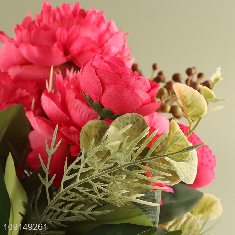 Good Quality Artificial Flower Fake Plant for Home Office Table Centerpieces