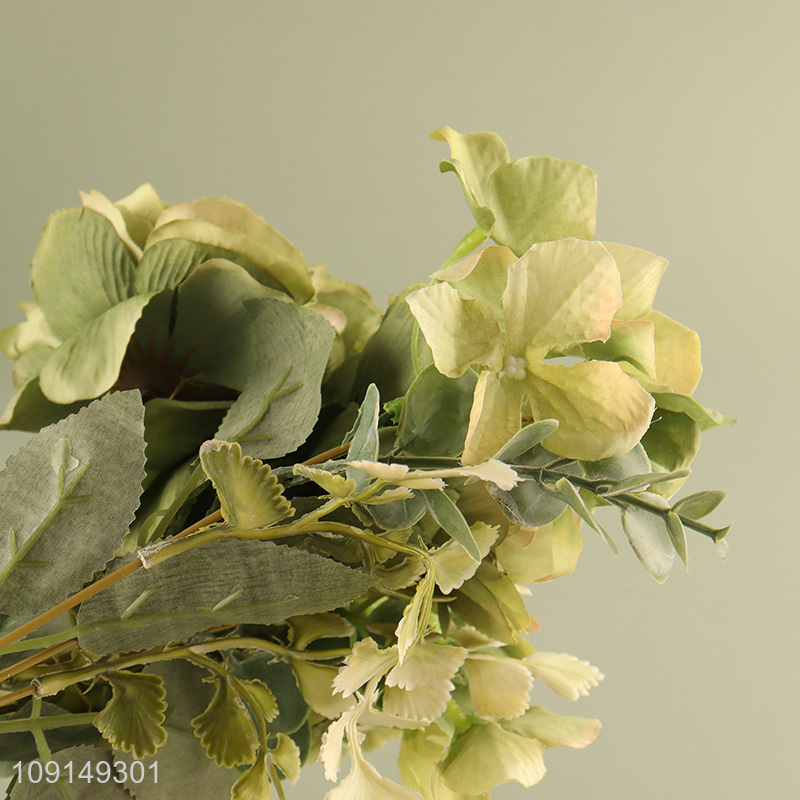 China Wholesale Artificial Flower Bouquet Fake Flower for Home Wedding Decor