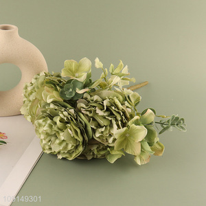 China Wholesale Artificial Flower Bouquet Fake Flower for Home Wedding Decor