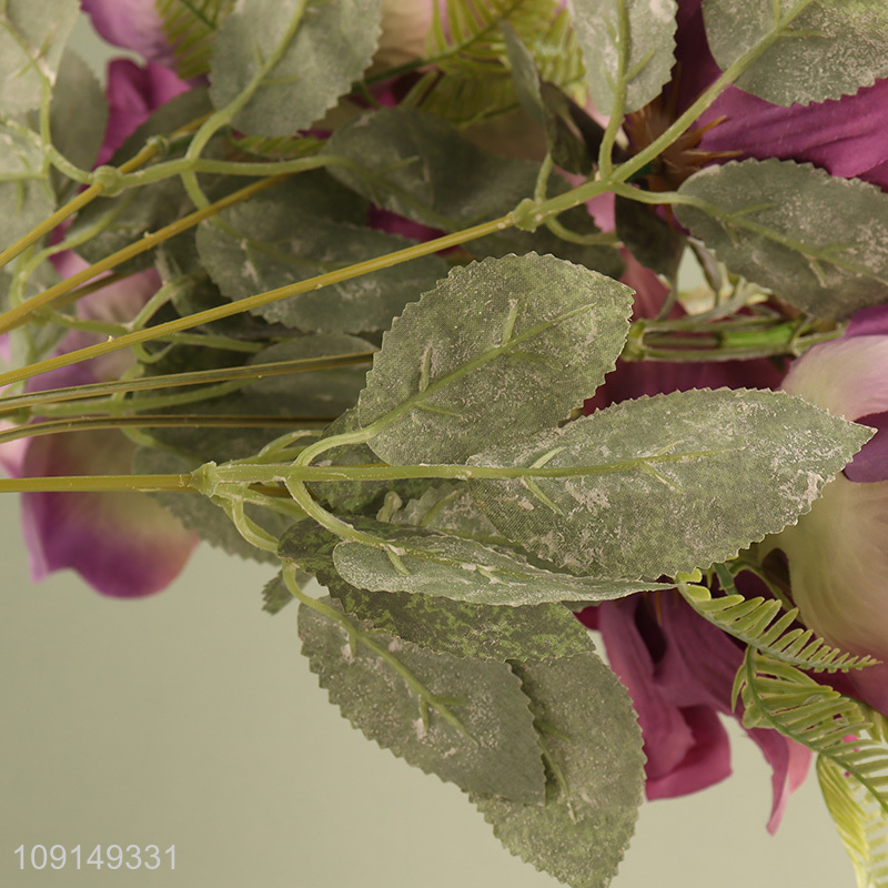 High Quality Artificial Flower Fake Bouquet Realistic Faux Flower Bouquet