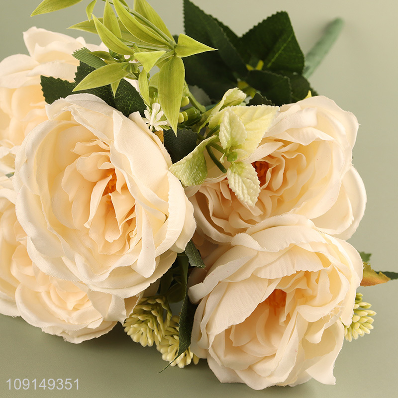 Good Quality Artificial Flower Bouquet Fake Flower for Indoor Outdoor Decor