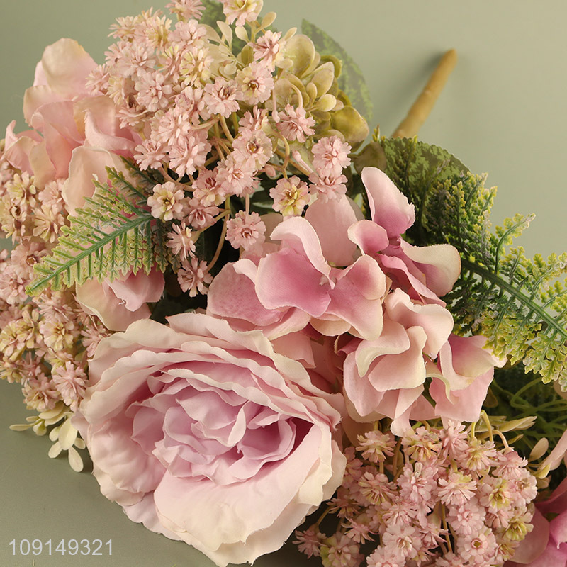 New Arrival Artificial Flower Bouquet Fake Flower for Garden Patio Decor