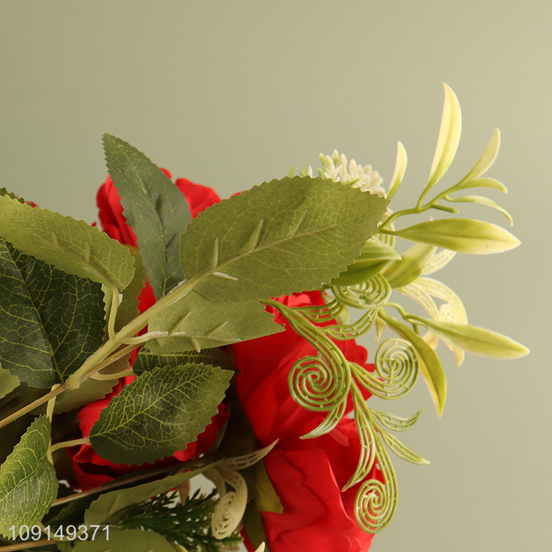 Hot Selling Artificial Flower Fake Plant for Home Office Table Centerpieces