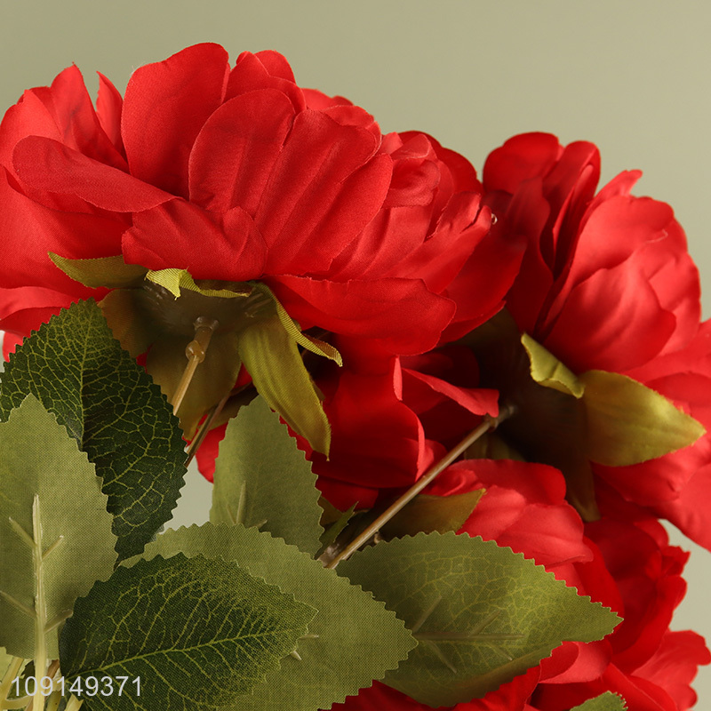 Hot Selling Artificial Flower Fake Plant for Home Office Table Centerpieces