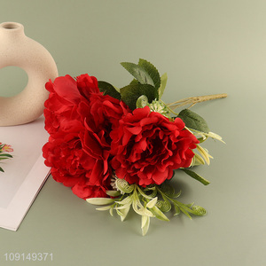 Hot Selling Artificial Flower Fake Plant for Home Office Table Centerpieces