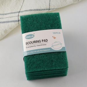 China Imports 10 Pieces Heavy Duty Scouring Pads Non-Scratch Dish Scrubbers