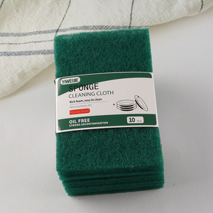 New Product 10 Pieces Scouring Pads Heavy Duty Non-Scratch Scrub Pads Wholesale