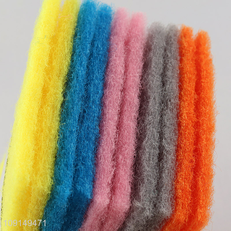 Factory Price 10 Pieces Non-Scratch Scouring Pads for Kitchen Cookware Cooktops