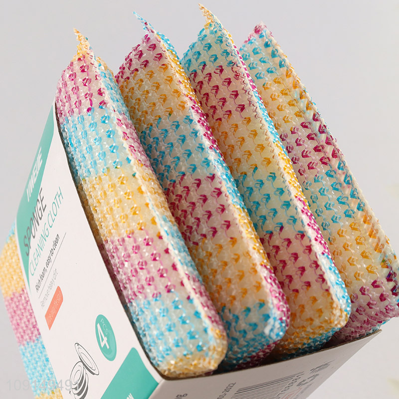 High Quality 4PCS Cleaning Sponges Dish Sponges for Washing Pots Pans