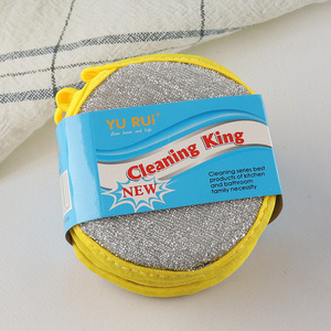 Factory Price 3PCS Round Oil Free Cleaning Sponges Multipurpose Sponge Scourers