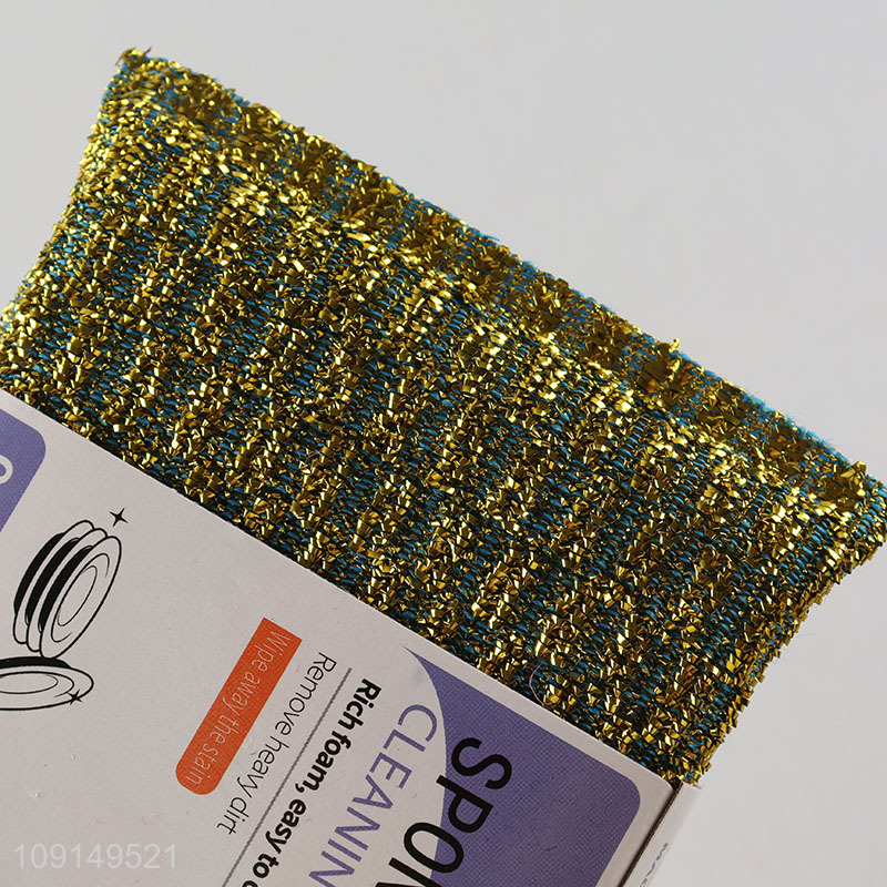 New Arrival 4PCS Heavy Duty Double Sided Non-Scratch Dishwashing Sponges