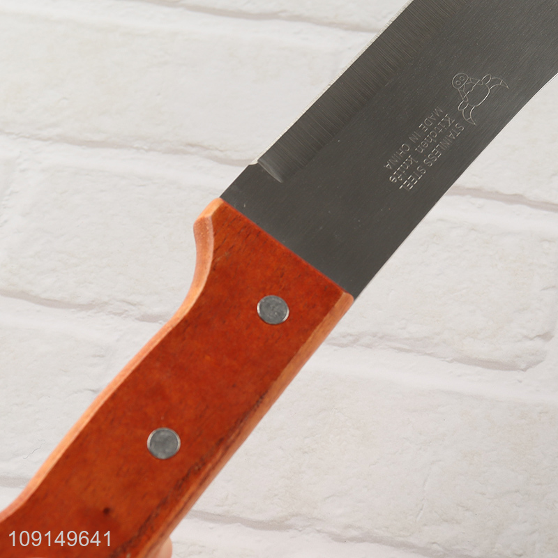 Hot Selling 7 Inch Stainless Steel Kitchen Knife Chef Knife with Wooden Handle