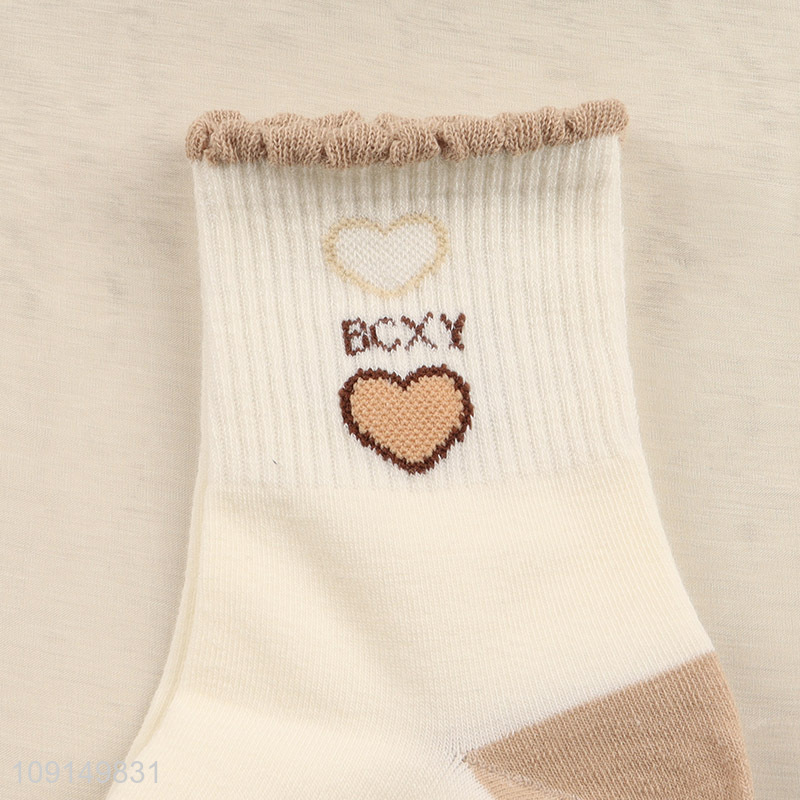 Most popular cotton comfortable girls princess ruffle socks fashion socks