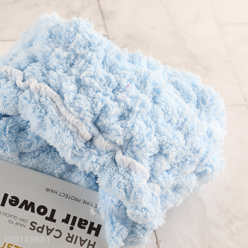 New Product Coral Fleece Hair Towel Wrap for Women All Hair Types