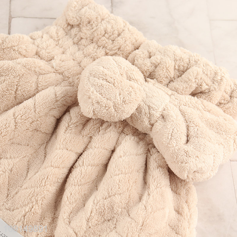 Good Quality Fast Drying Super Absorbent Coral Fleece Hair Towel Wrap