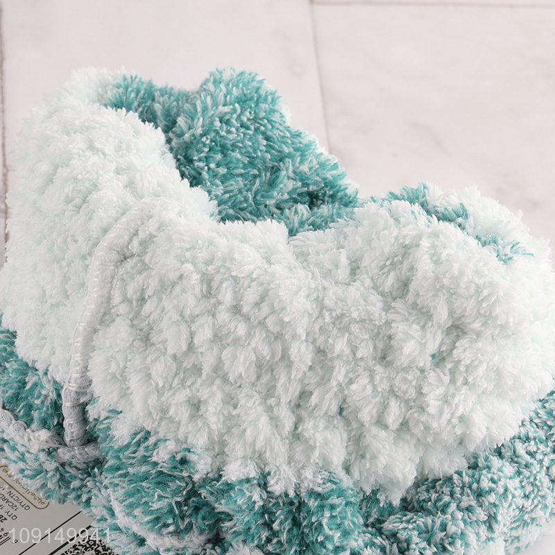 Popular Product Ultra Absorbent Hair Towel Wrap Coral Fleece Hair Towel