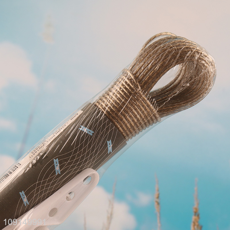 Wholesale 20m Plastic Clothesline Plastic Washing Line for Indoor Outdoor Use