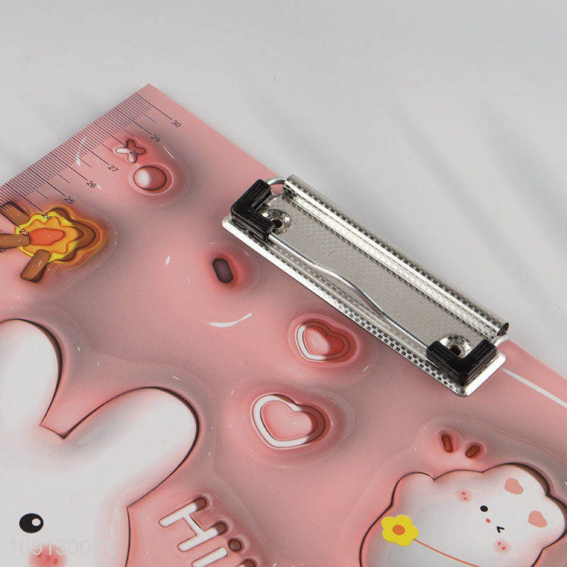 New Product A4 Cartoon Printed MDF Clip Board for School Classroom Student