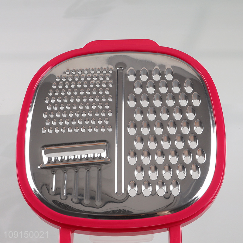 China products stainless steel kitchen gadget vegetable grater with handle