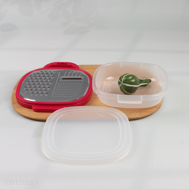 China products stainless steel kitchen gadget vegetable grater with handle