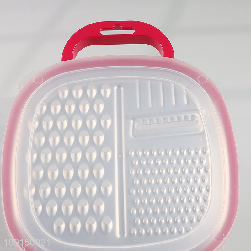 China products stainless steel kitchen gadget vegetable grater with handle