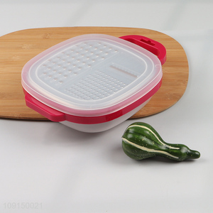 China products stainless steel kitchen gadget vegetable grater with handle