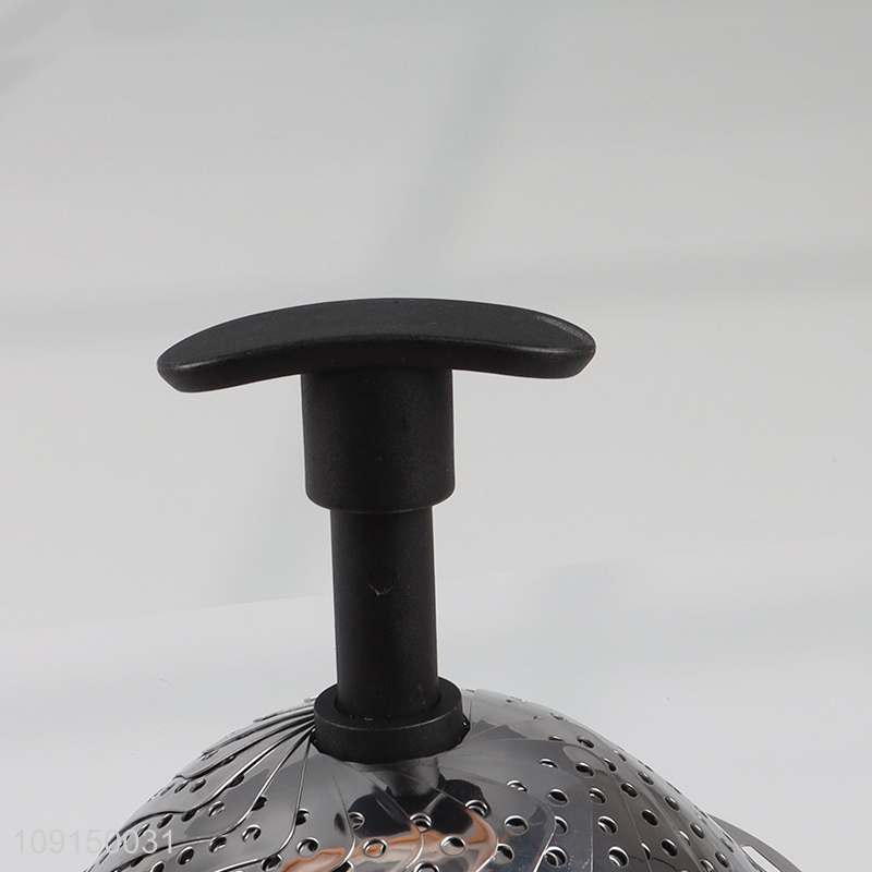 Good selling folding stainless steel kitchen steamer basket wholesale
