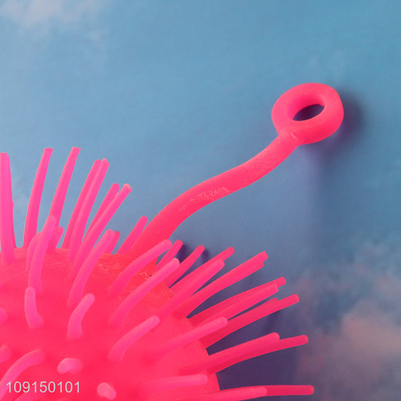 Wholesale LED Light Up Puffer Ball Glow in Dark Bouncy Ball Fidget Toy