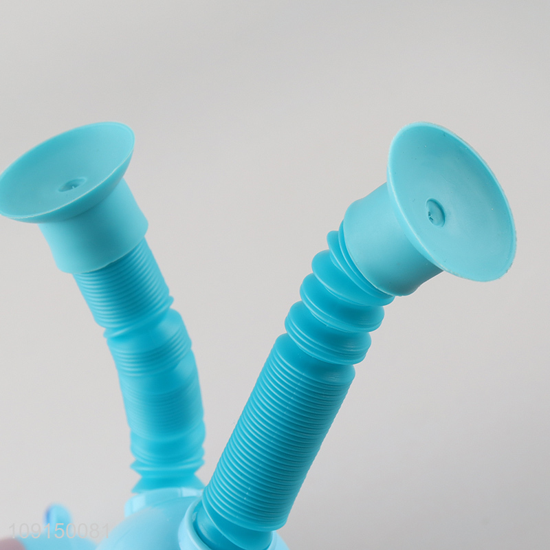 Hot Sale LED Light Telescopic Pop Tube Giraffe Suction Cup Giraffe Toy