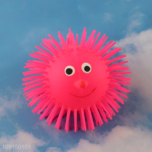 Wholesale LED Light Up Puffer Ball Glow in Dark Bouncy Ball Fidget Toy