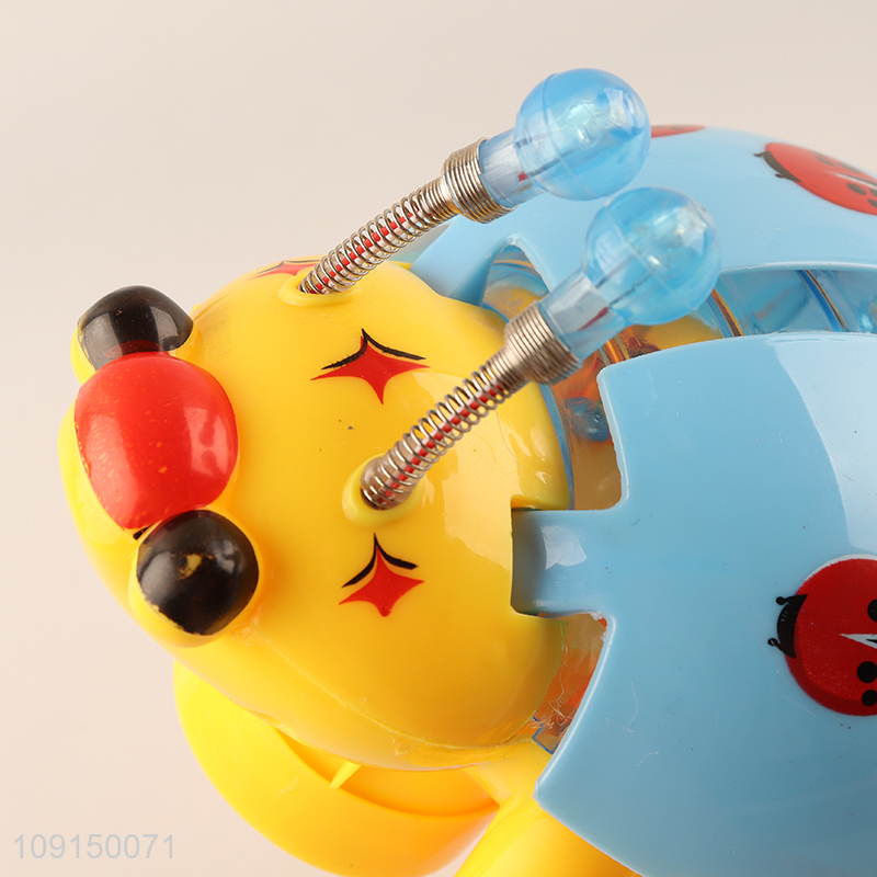 Wholesale Led Light Electric Ladybug Toy Electric Music Toy for Kids