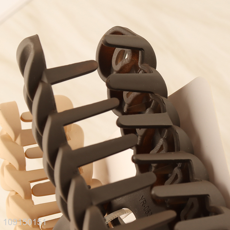 China Wholesale 2PCS Platic Hair Claw Clips Fashion Hair Accessories