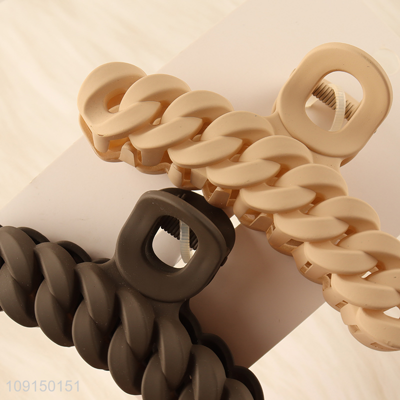 China Wholesale 2PCS Platic Hair Claw Clips Fashion Hair Accessories