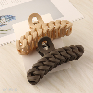 China Wholesale 2PCS Platic Hair Claw Clips Fashion Hair Accessories