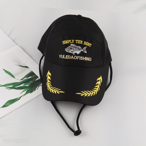 High Quality Outdoor Fishing Hat Baseball Hat with Adjustable Strap