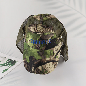 High Quality Camouflage Sun Hat Breathable Mesh Fishing Hat for Men
