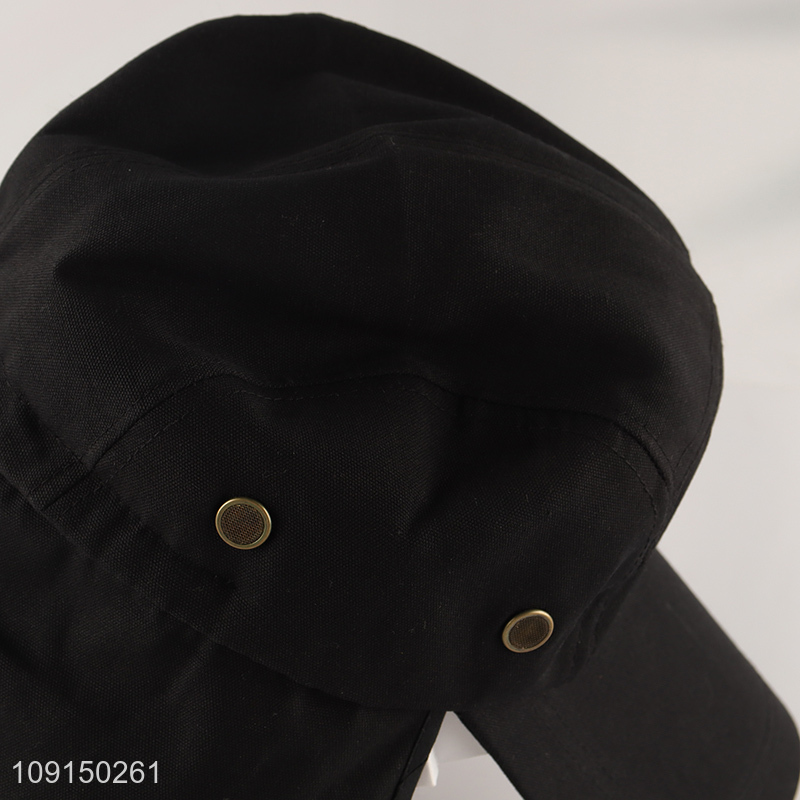 Factory Supply UV Protection Sun Hat with Neck Flap for Fishing Hiking